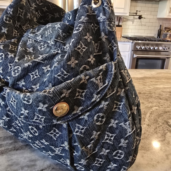 SOLD!! Louis Vuitton DENIM Daily RARE!! - Picture 3 of 11